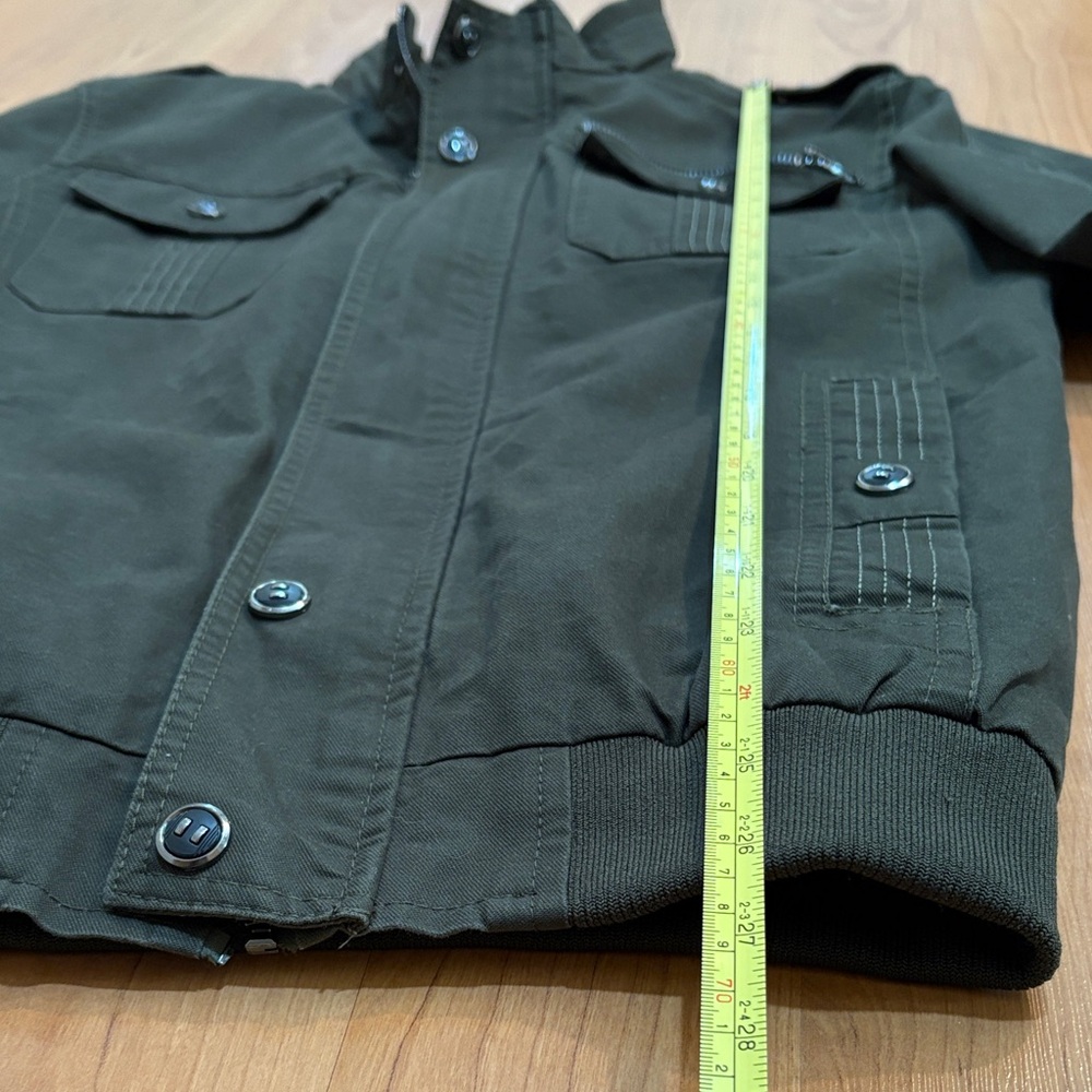 Men's Olive Green Jacket - Picture 16 of 17